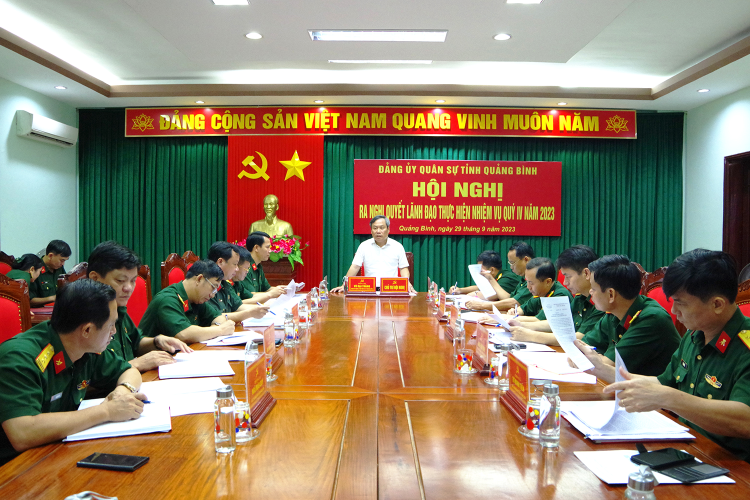 Đảng ủy Quân sự tỉnh: Quyết tâm lãnh đạo thực hiện thắng lợi nhiệm vụ, chỉ tiêu năm 2023