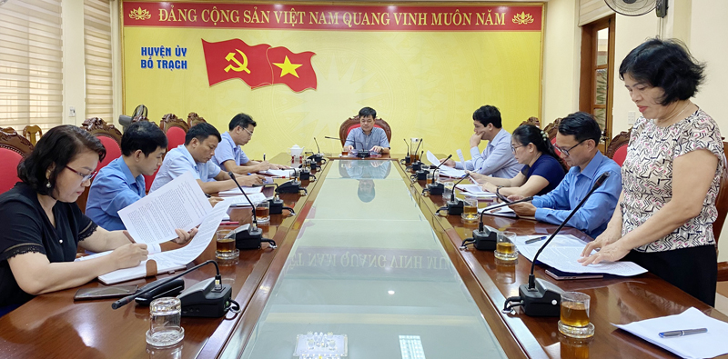Đảng bộ huyện Bố Trạch: Nâng cao hiệu quả công tác kiểm tra, giám sát