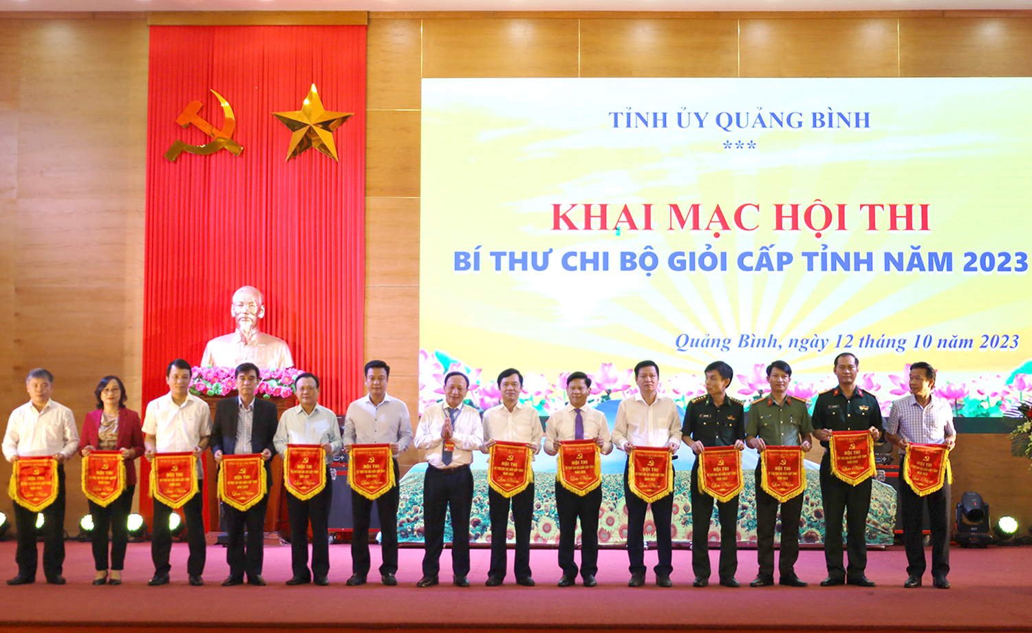 Khai mạc hội thi Bí thư Chi bộ giỏi cấp tỉnh năm 2023