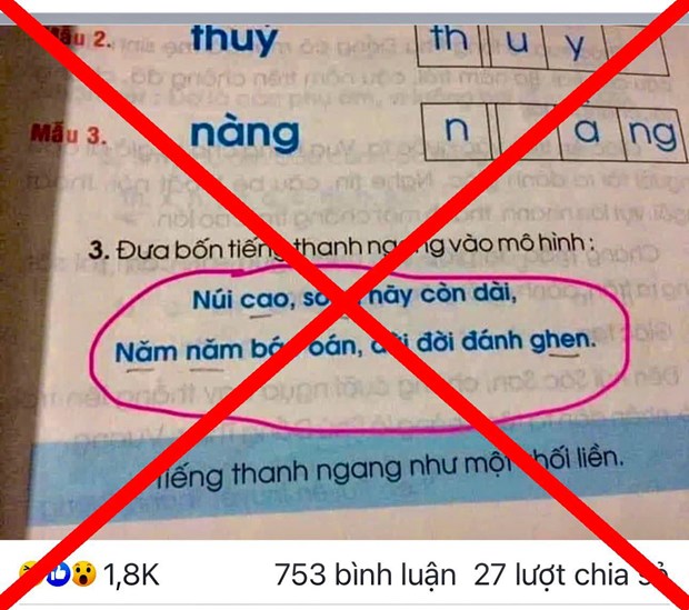 Bộ Giáo dục-Đào tạo cảnh báo lan truyền tin giả về ngữ liệu sách giáo khoa