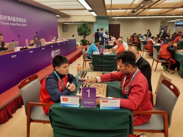 Asian Para Games 2023: Việt Nam giành 5 huy chương Bạc môn Cờ vua