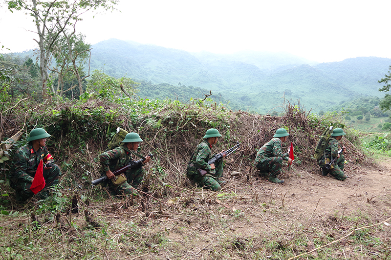 Hoàn thành diễn tập chỉ huy tham mưu 1 bên 2 cấp