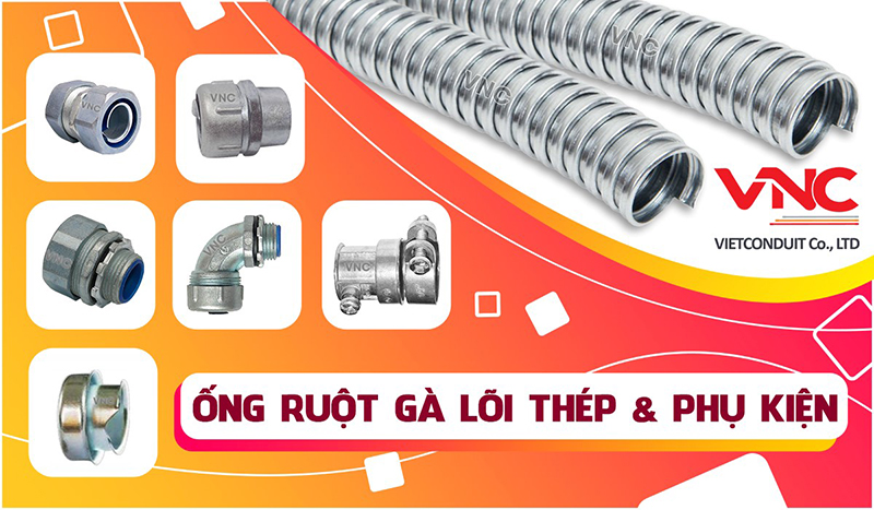 Dấu ấn thương hiệu - Vietconduit sản xuất ống ruột gà lõi thép đạt chuẩn Quốc tế