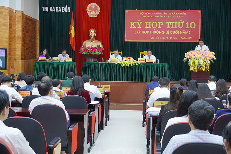 HĐND TX. Ba Đồn: Lấy phiếu tín nhiệm đối với người giữ chức danh do HĐND thị xã bầu