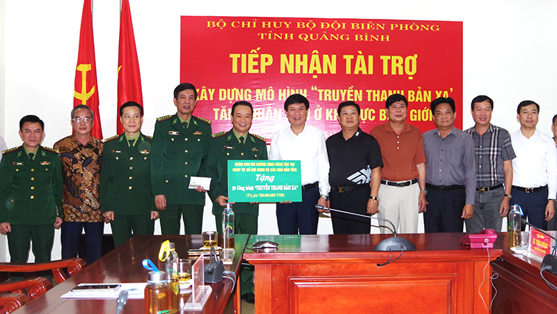 Bộ Chỉ huy BĐBP tỉnh: Tiếp nhận hỗ trợ mô hình "Truyền thanh bản xa"