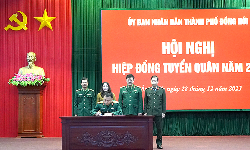 TP. Đồng Hới: Hiệp đồng tuyển quân năm 2024