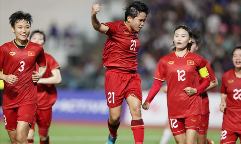 Bóng đá Nữ Việt Nam giành danh hiệu Đội Thể thao tiêu biểu Toàn quốc 2023