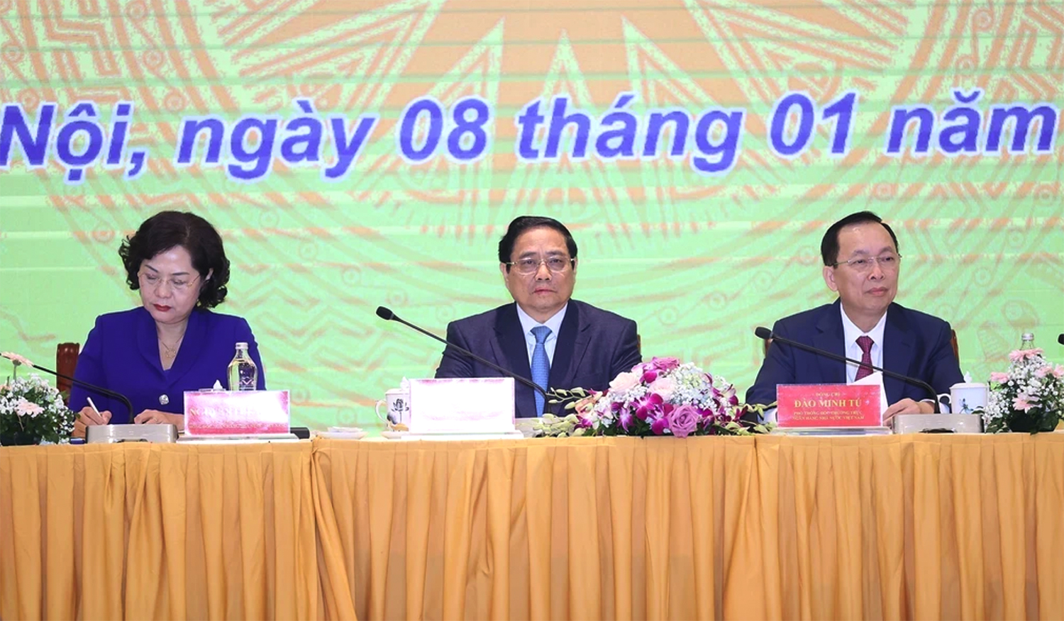 Thủ tướng Phạm Minh Chính dự hội nghị tổng kết ngành Ngân hàng
