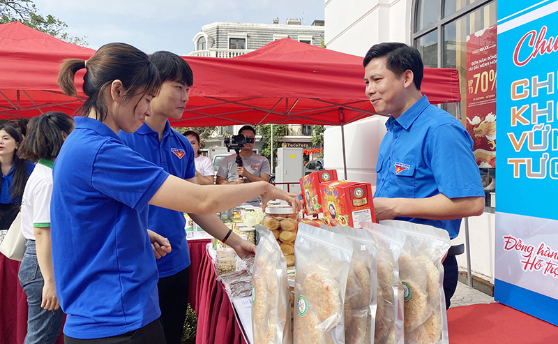 Tỉnh đoàn: Bán hàng và quảng bán sản phẩm cho thanh niên khởi nghiệp