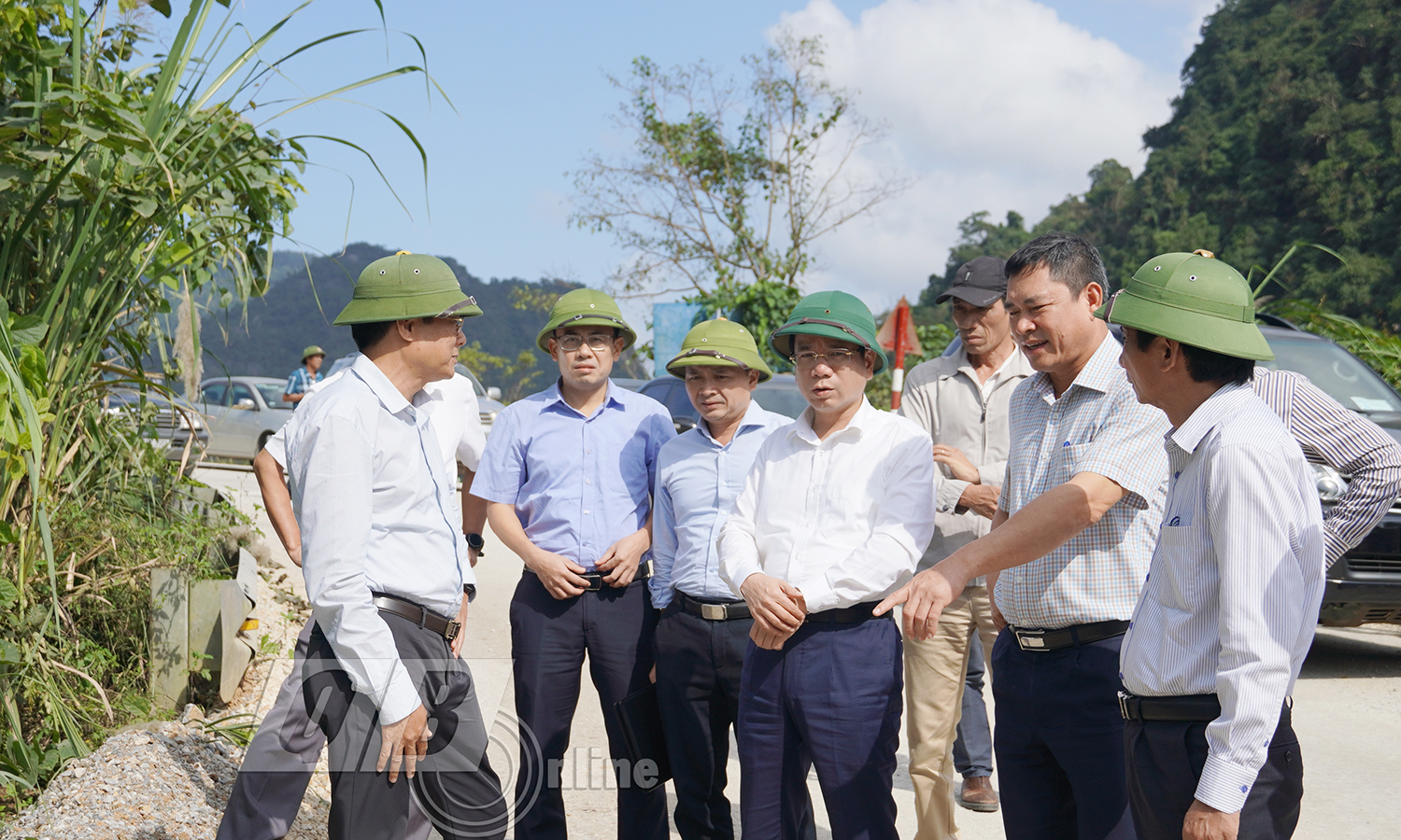 Lãnh đạo UBND tỉnh kiểm tra tiến độ các dự án tại xã Tân Trạch và Thượng Trạch