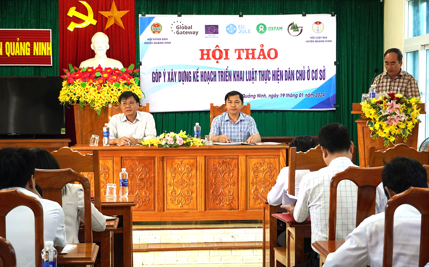Nâng cao nhận thức cho hội viên, nông dân về triển khai Luật Thực hiện dân chủ ở cơ sở