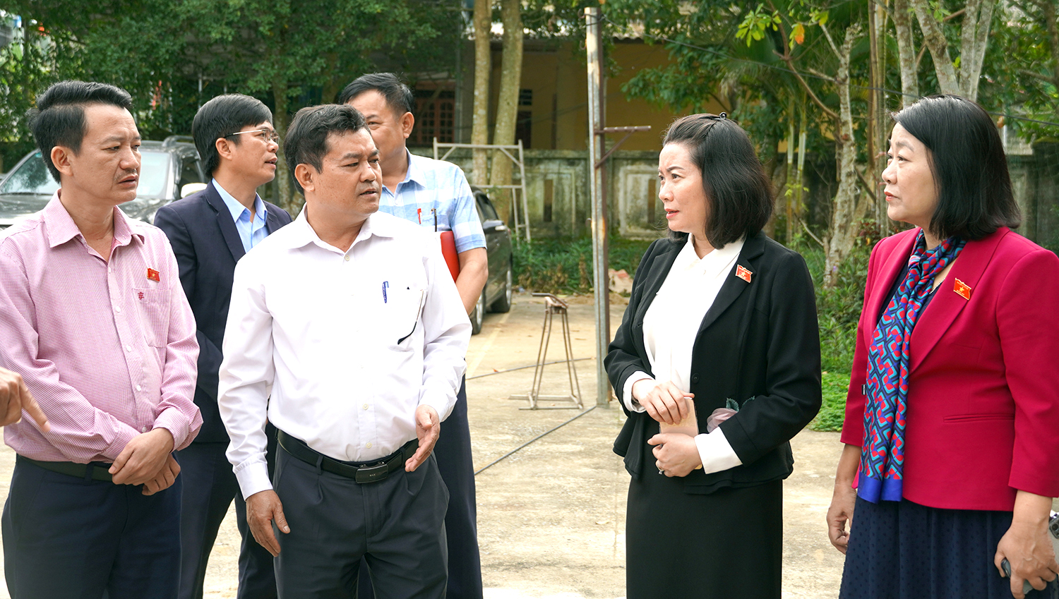 Đoàn đại biểu Quốc hội tỉnh: Giám sát việc thực hiện Nghị quyết số 43 tại huyện Tuyên Hóa