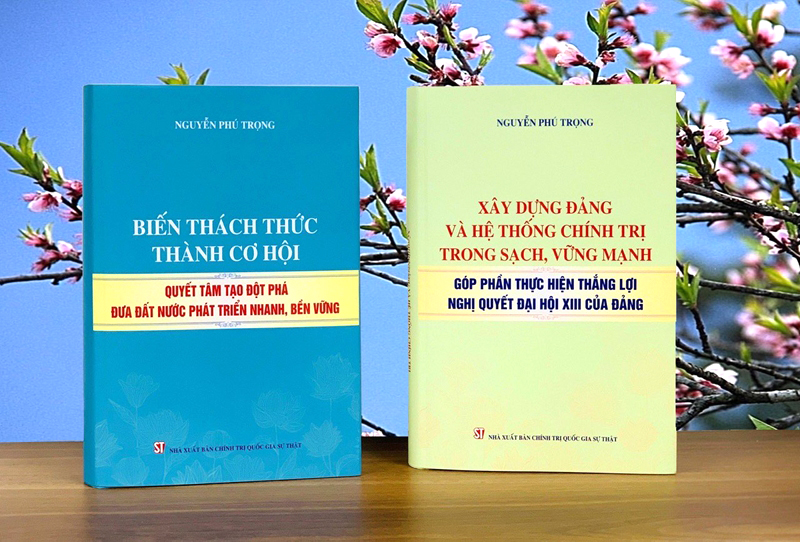 Xuất bản 2 cuốn sách của Tổng Bí thư Nguyễn Phú Trọng về quyết tâm thực hiện thắng lợi Nghị quyết Đại hội XIII của Đảng