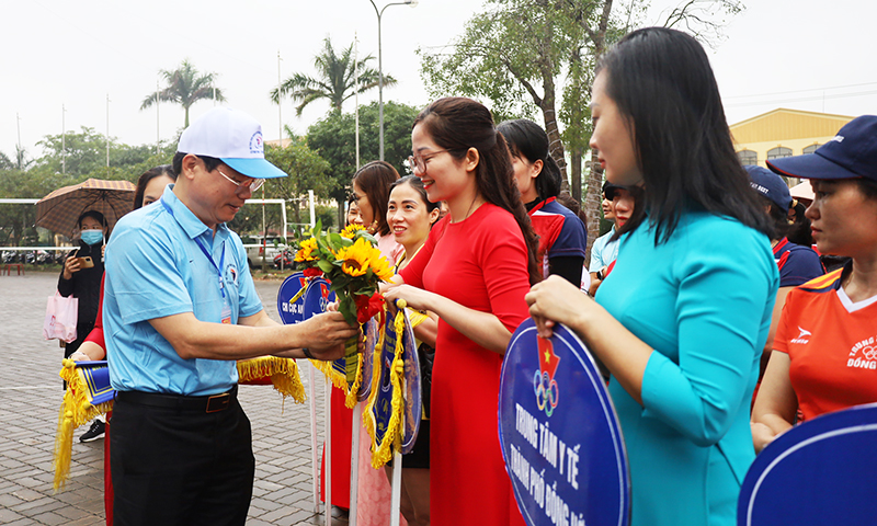 Gần 350 vận động viên tham gia hội thao ngành Y tế năm 2024