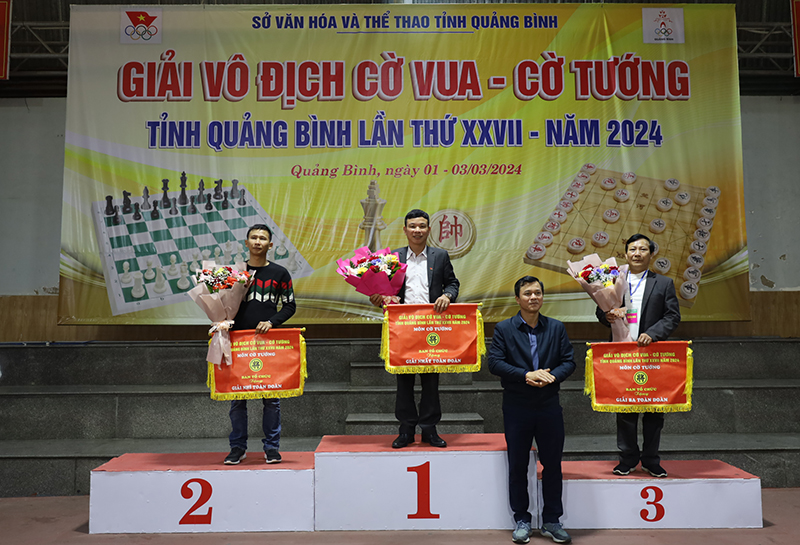 Bế mạc giải vô địch cờ vua-cờ tướng tỉnh Quảng Bình năm 2024