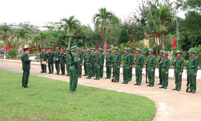 Kiểm tra công tác huấn luyện chiến đấu tháng đầu năm 2024