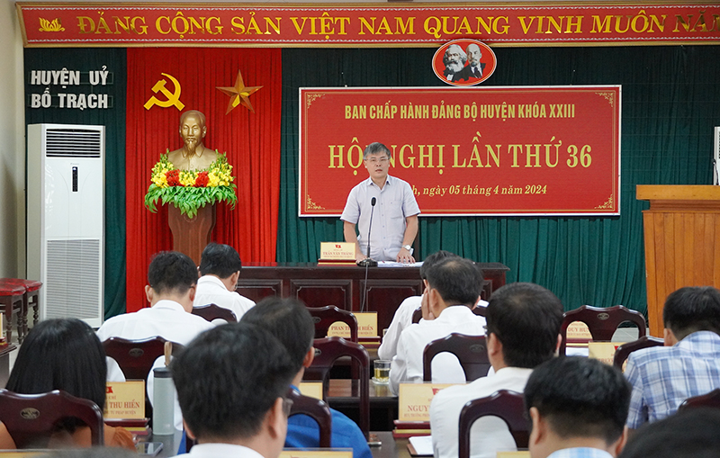 Bố Trạch: Triển khai nhiệm vụ quý II/2024