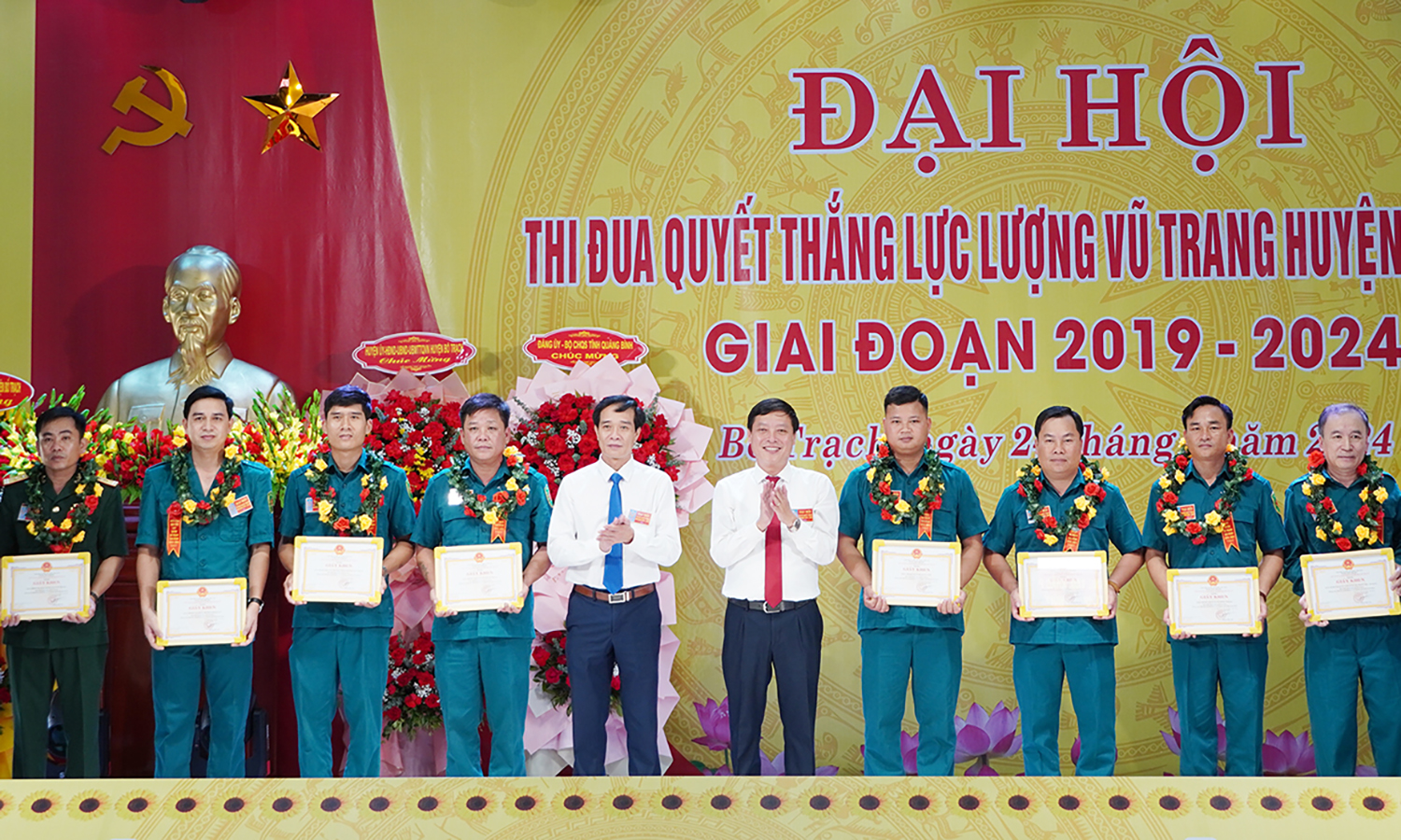 Lực lượng vũ trang huyện Bố Trạch đẩy mạnh các phong trào thi đua