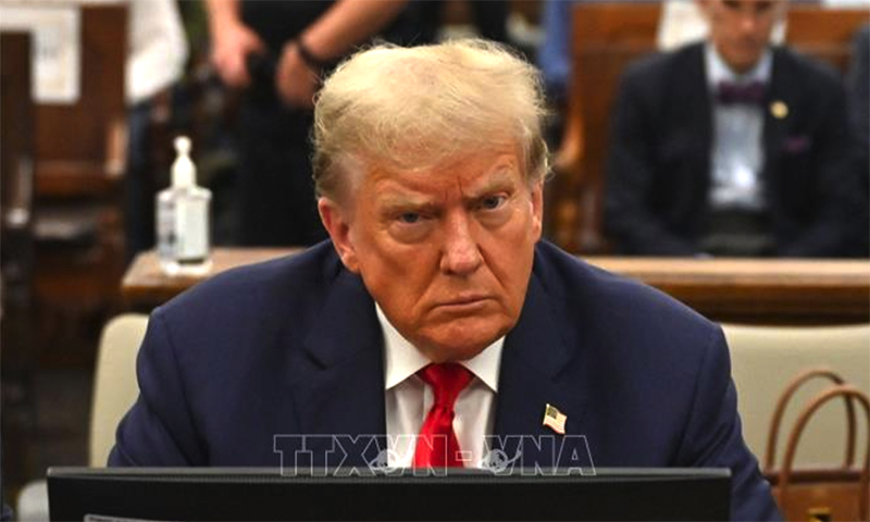 Bầu cử Mỹ 2024: Ông Donald Trump trở thành cựu Tổng thống đầu tiên bị kết tội hình sự