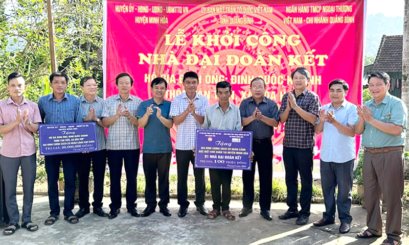 Phát huy sức mạnh đoàn kết, xây dựng quê hương Minh Hóa phát triển bền vững