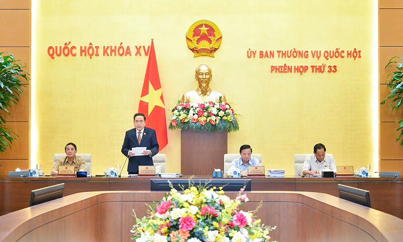 Ngày 11/6, khai mạc phiên họp thứ 34 Ủy ban Thường vụ Quốc hội