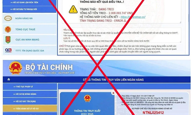 Khuyến cáo tình trạng giả mạo văn bản, con dấu và website của Bộ Tài chính
