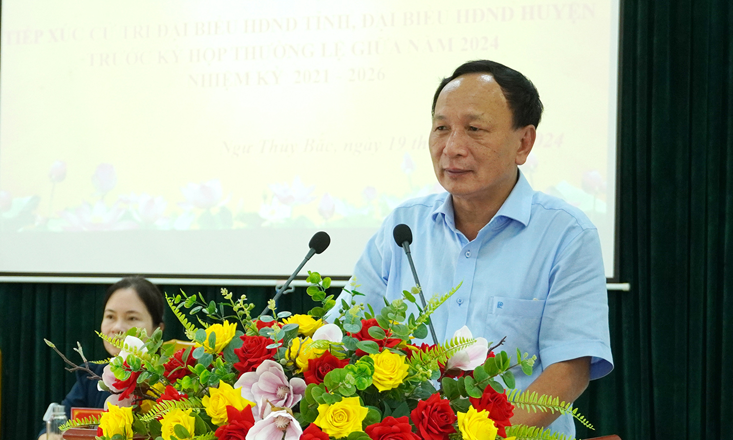Đại biểu HĐND tỉnh khóa XVIII tiếp xúc cử tri