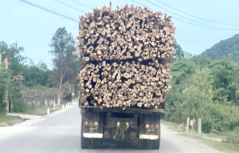 Nhiều trường hợp ô tô chở hàng quá tải trọng, quá khổ giới hạn, "cơi nới" thành thùng xe