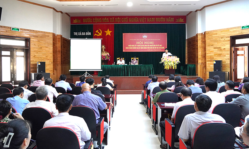 Lấy ý kiến sự hài lòng của người dân trong xây dựng nông thôn mới