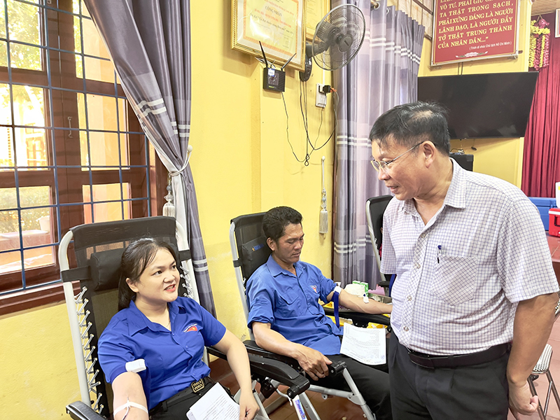 Tuyên Hóa: Hơn 450 người tham gia hiến máu tình nguyện
