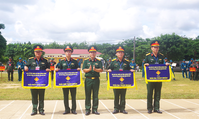 Bộ Chỉ huy Quân sự tỉnh: Bế mạc hội thao thể dục thể thao quốc phòng năm 2024