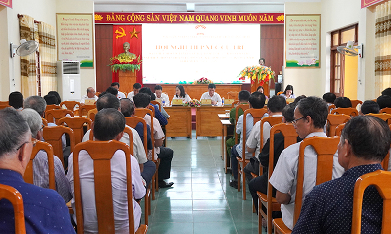 Đại biểu HĐND tỉnh tiếp xúc cử tri