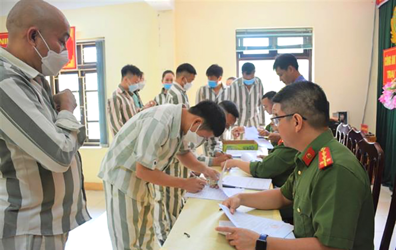 Triển khai công tác đặc xá năm 2024 bảo đảm đúng đối tượng