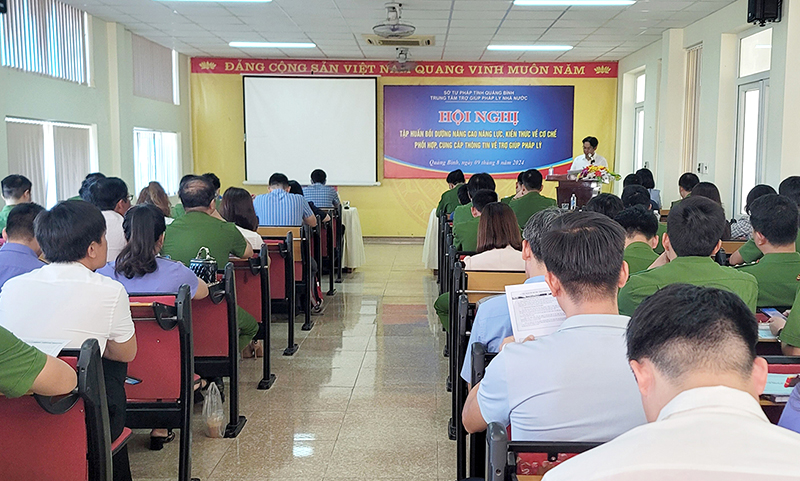 Nâng cao năng lực, kiến thức về cơ chế phối hợp, cung cấp thông tin trợ giúp pháp lý