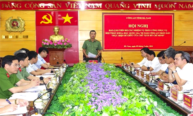 Ngày 15/8 khai mạc hội thảo khoa học quốc gia Công an nhân dân thực hiện Di chúc của Chủ tịch Hồ Chí Minh