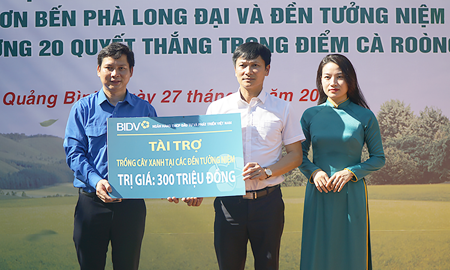 Trồng 6.300 cây xanh bảo vệ môi trường