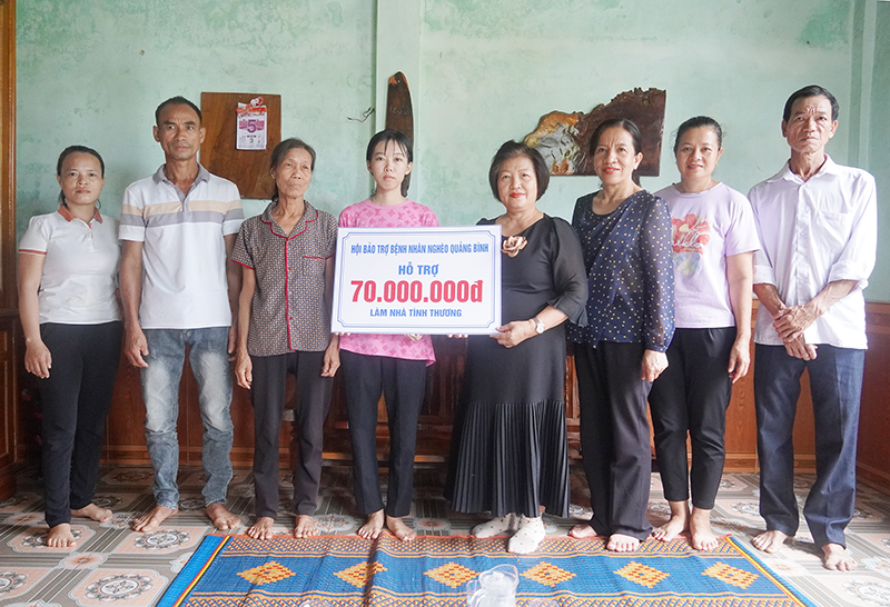 Hỗ trợ tiền làm nhà cho bệnh nhân nghèo