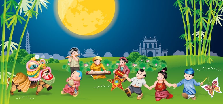 Đêm Trung thu xóm Cỏ