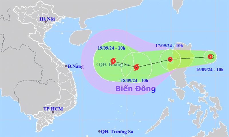 Công điện về ứng phó với áp thấp nhiệt đới gần biển Đông