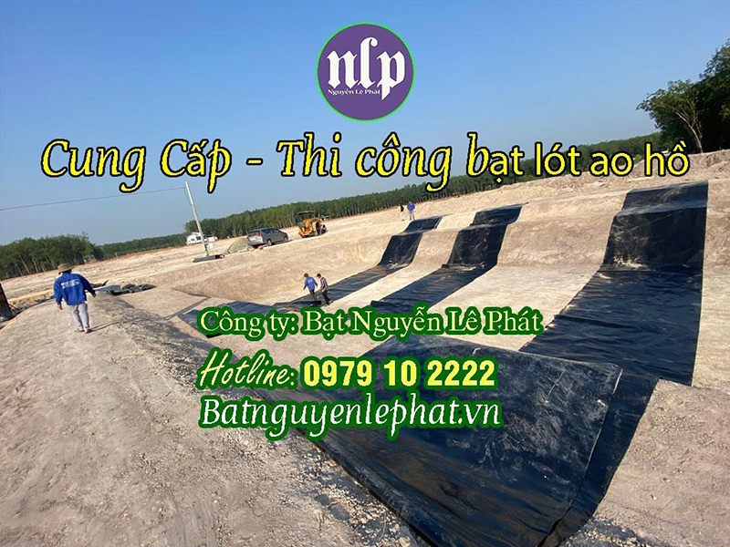 Bạt Nguyễn Lê Phát-Cung cấp bạt lót ao hồ làm hệ thống tưới cây sầu riêng Tây Nguyên Lâm Đồng, Bảo Lộc