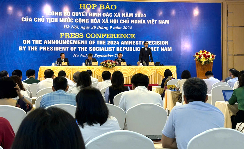 3.765 phạm nhân được hưởng đặc xá năm 2024