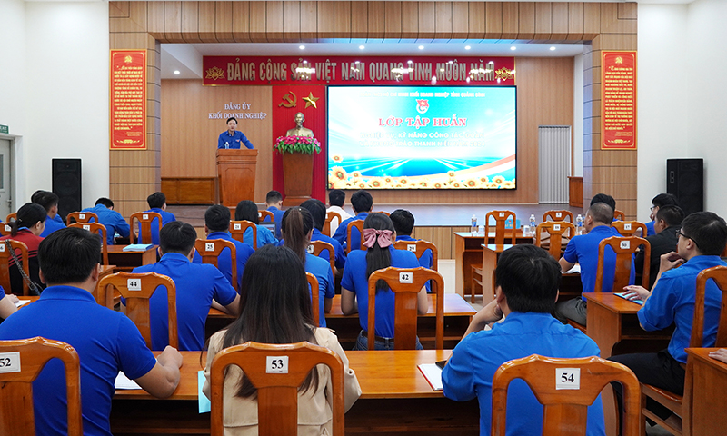 Tập huấn nghiệp vụ, kỹ năng công tác Đoàn