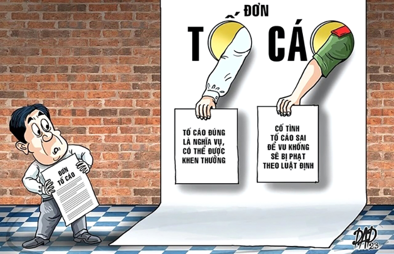 Xử lý nghiêm hành vi lợi dụng đơn thư nặc danh để tố cáo sai sự thật