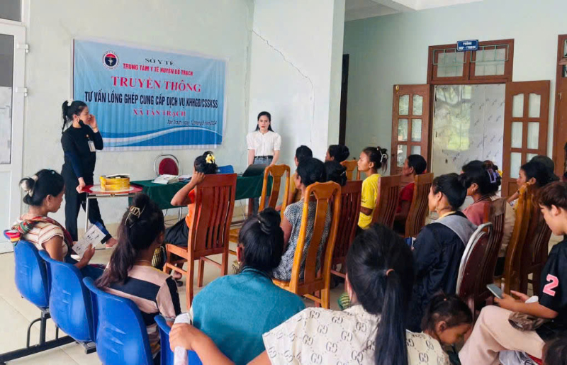 Bố Trạch: Số trẻ sinh ra là con thứ 3 giảm