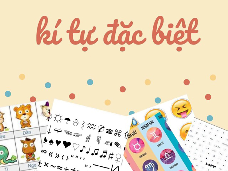 Khám phá Bộ sưu tập Ký tự đặc biệt độc đáo cho giới trẻ