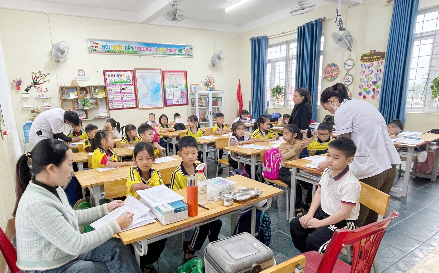 Triển khai chiến dịch tiêm vắc-xin uốn ván-bạch hầu cho trẻ 7 tuổi