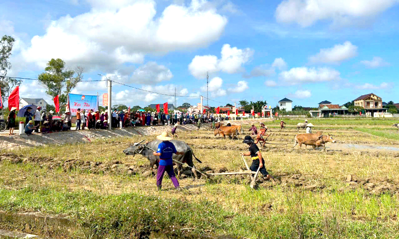Nông dân, đường cày... và ngày hội!