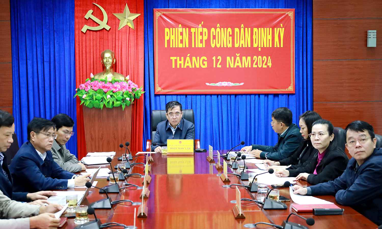 Lãnh đạo tỉnh tiếp công dân định kỳ tháng 12/2024