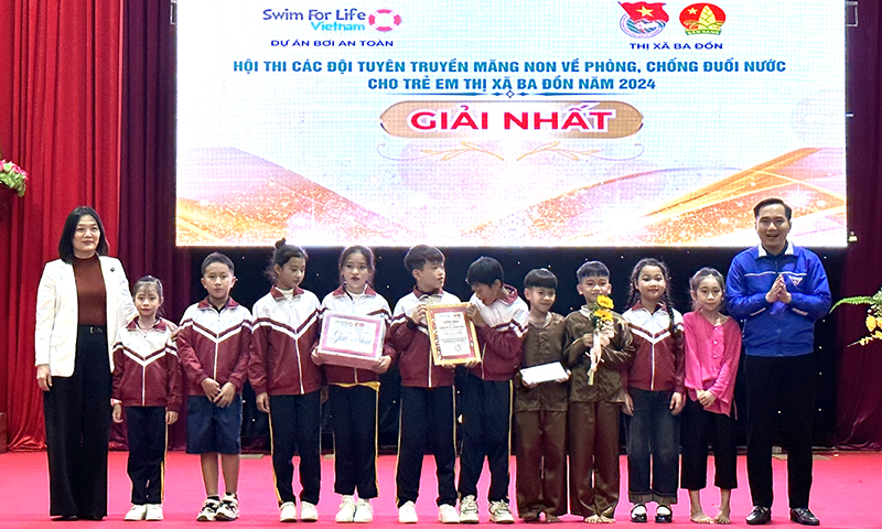 Tuyên truyền măng non về phòng, chống đuối nước trẻ em