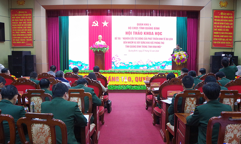 Nghiên cứu tác động của phát triển kinh tế du lịch đến nhiệm vụ xây dựng khu vực phòng thủ tỉnh trong tình hình mới